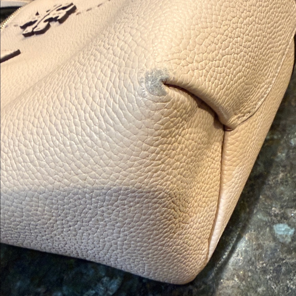 TORY BURCH McGRAW NUDE SATCHEL! - Picture 4 of 12